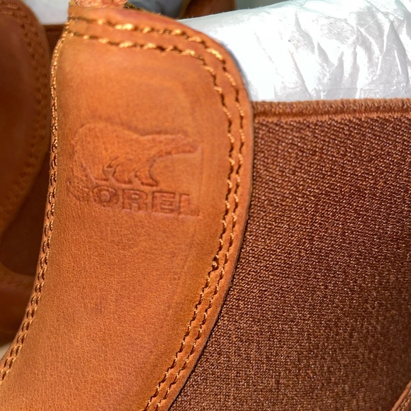 🆕 Sorel Women's Hi-Line Chelsea Boots - Scorch, Tawny Buff, Size 7 - Picture 11 of 15